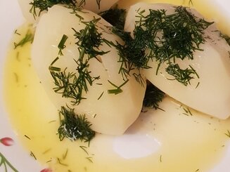 Картофель отварной, сермяжный