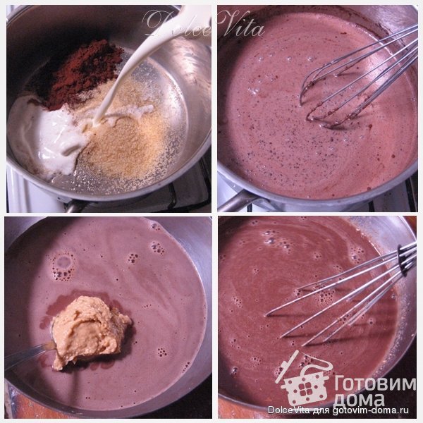 Шоколадно-арахисовое мороженое фото к рецепту 1