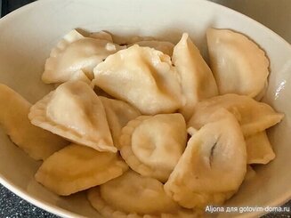 Вареники с постными начинками