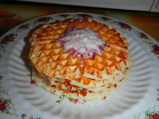Сырники в вафельнице