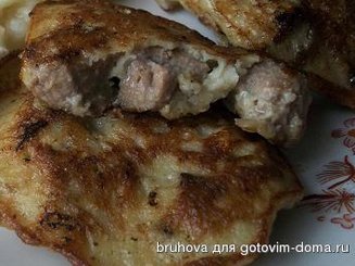 Печёночные рубленые котлетки
