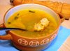 Суп из пекинской капусты с фрикадельками и рисом.