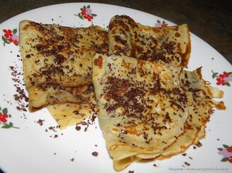 Блинчики с шоколадом