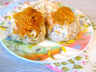 Куриные тефтели с ячкой