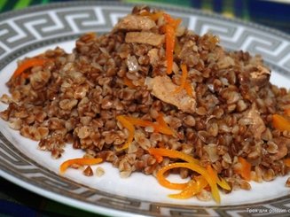 Гречка с мясом по-купечески