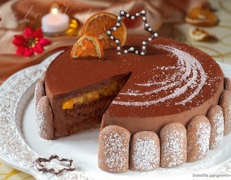 Шоколадный торт "Чудо Рождества"