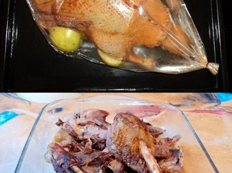 Утка (гусь) с яблоками