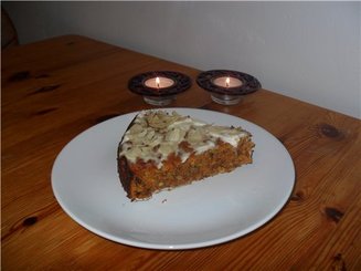 Орехово-морковный кекс (без муки)