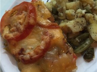 Куриные грудки, запеченные под сыром