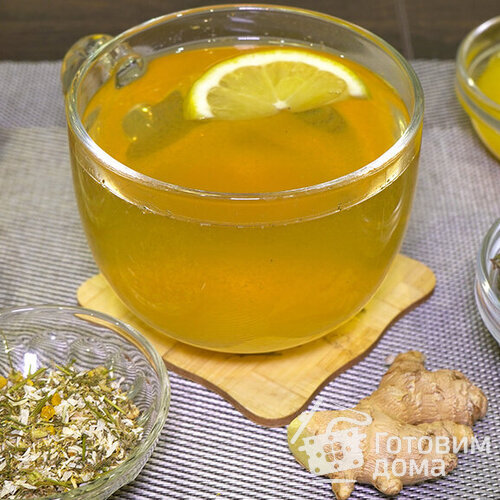 Имбирный чай с мятой и лимоном | Рецепты от «Распак»