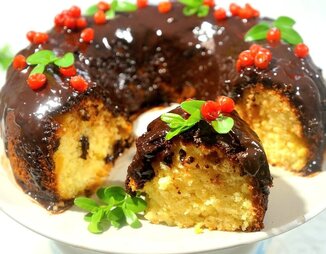 Творожный кекс