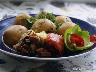 Лисички в духовке