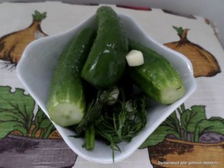 Огурцы на минералке