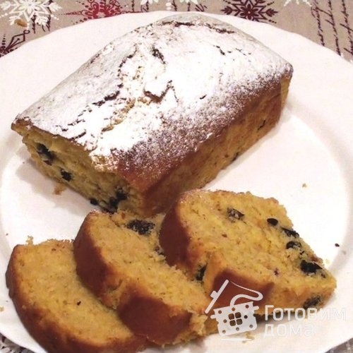 Мандариновый кекс-пирог с изюмом