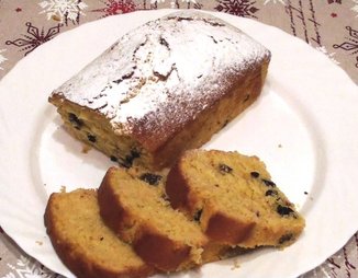 Мандариновый кекс-пирог с изюмом