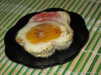 Печёное яйцо на завтрак от Аринушки