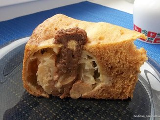 Пирог " Яблочки с шоколадом"