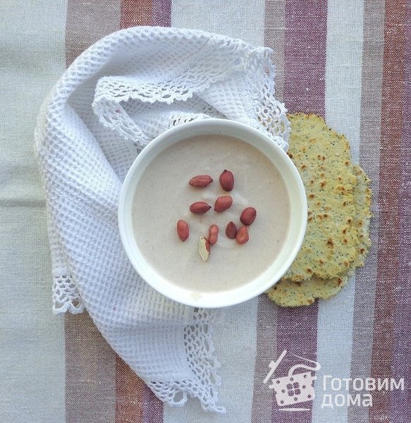 Творожный мусс и лепешки из гороховой муки с маком фото к рецепту 2