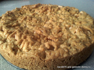 Яблочный пирог с белковой начинкой