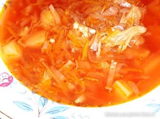 Борщ на ребрышках