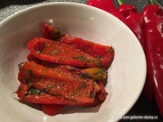 Закуска из болгарского перца