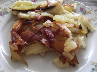 Картофель, жареный с беконом