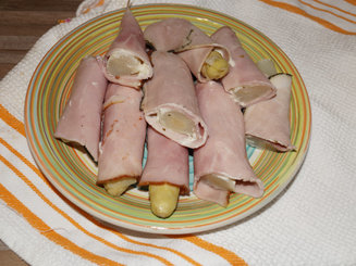 Espárragos con jamón dulce - Спаржа с ветчиной