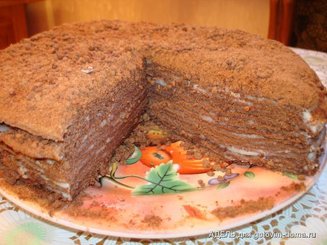 Торт "Спартак" (на медовике)