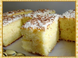 Кокосовые пирожные с шоколадом