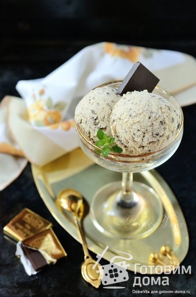 Мятное мороженое с шоколадом фото к рецепту 1
