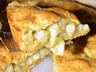 Американский яблочный пирог с сыром