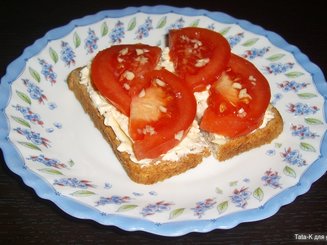 Потапцы с помидорами