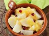 Паренка - пареная репа с яблоками, мёдом и клюквой