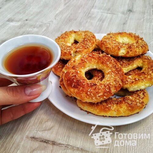 Кокосовые ватрушки (булочки)