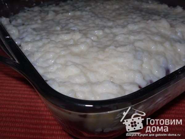 Рисовая запеканка с вишнями фото к рецепту 7