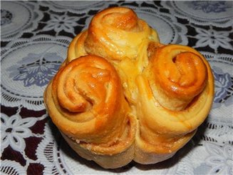 Шоколадные булочки "Розочки"