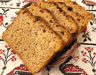Хлеб на ржаной закваске с пшеничной мукой