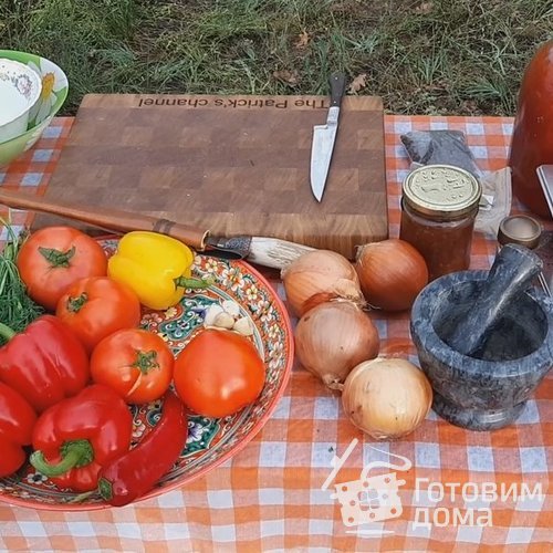 Чашушули (ჩაშუშული) в казане. Оптимально для приготовления на природе.