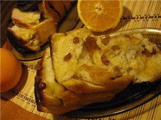 Апельсиновый хлеб с изюмом (сладкий)