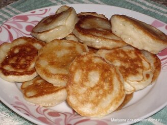 Постные оладьи