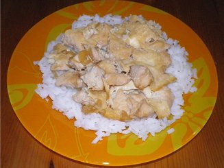 Оякодон (рис с курицей)