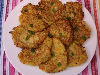Драники из цуккини с сыром