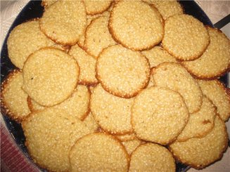 Кунжутное печенье