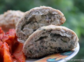 Куриные котлеты с начинкой