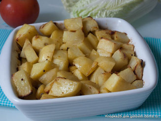 Запеченный картофель с горчицей