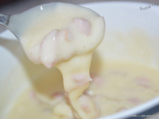 Плавленный сыр с беконом