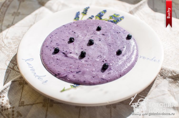 Клубничная манная каша