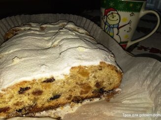 Творожный штоллен - Quarkstollen от Dr.Oetker