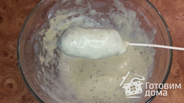 Сосиски в кляре во фритюре фото к рецепту 8