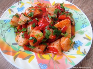 Картофель по-бомбейски.